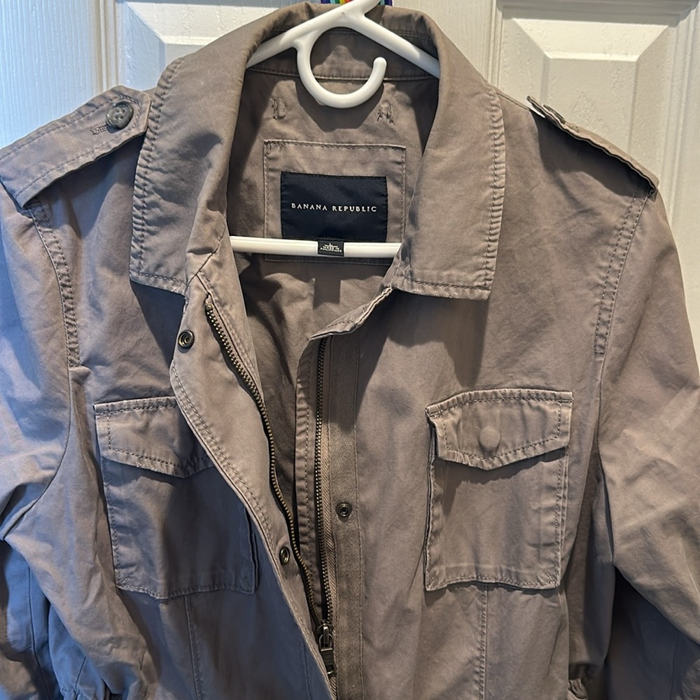 Banana Republic cotton drawstring coat - Picture 2 of 4